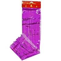 Новогоднее украшение "Дождик", цвет: фиолетовый 12595 артикул 12459b.