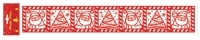Оконное украшение "Дед Мороз" Цвет: красный 15018 артикул 12524b.