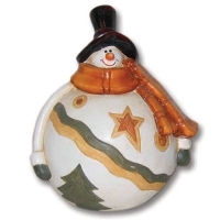 Новогодняя декоративная фигурка "Снеговик" 11382 артикул 12542b.